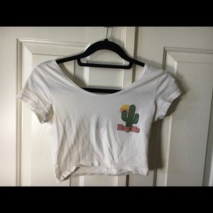 “Hug Me” Cactus Crop Top